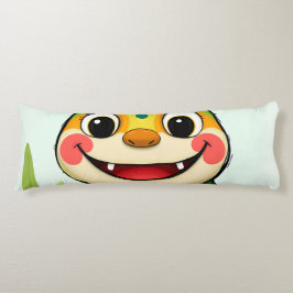 Cojín „Fröhlicher Dschungeldrache – Bunt und Glücklich“