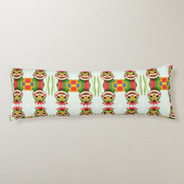 Cojín „Fröhlicher Dschungeldrache – Bunt und Glücklich“