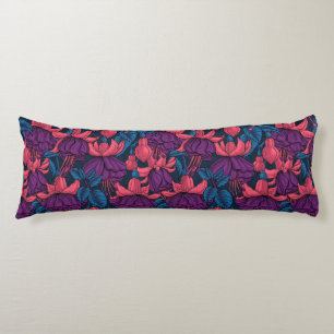 Cojín Fuchsia en azul y púrpura