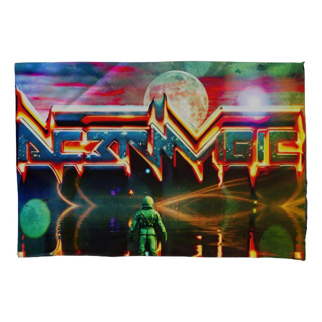Cojín Funda de Almohada Ac3rMagic Spaceman  (Anverso)