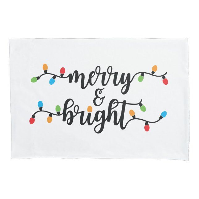 Cojín Funda de Almohada Alegre y Brillante (Anverso)
