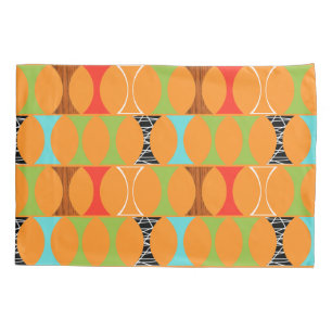 Cojín Funda de almohada anaranjada moderna del modelo de