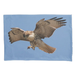 Cojín Funda de almohada animal atada rojo de la fauna