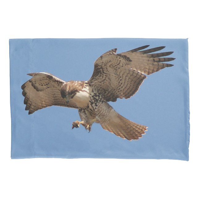 Cojín Funda de almohada animal atada rojo de la fauna (Anverso)