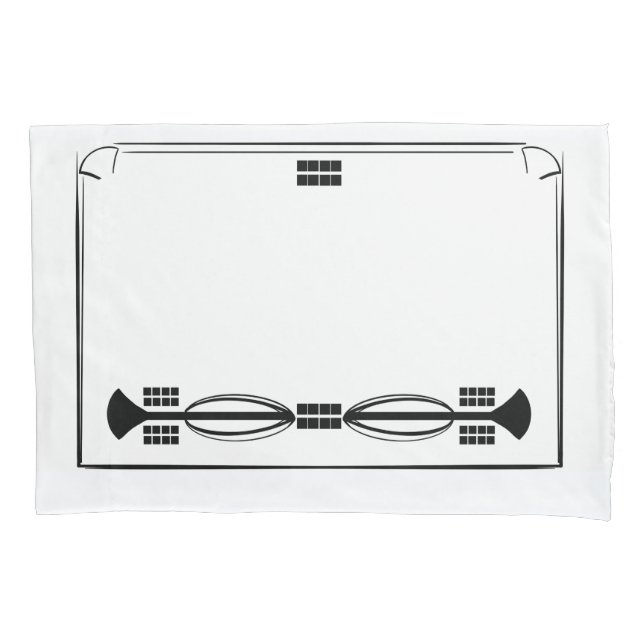 Cojín Funda de almohada Art Déco (Anverso)