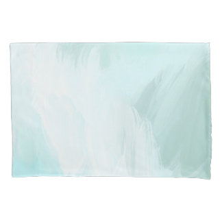 Cojín funda de almohada azul oceánica