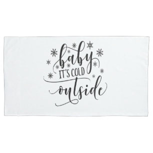 Cojín Funda de Almohada Baby Its Cold Outside