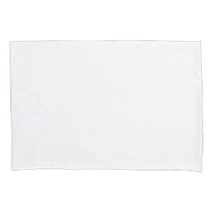 Cojín Funda de Almohada Blanca Estándar Talla Única