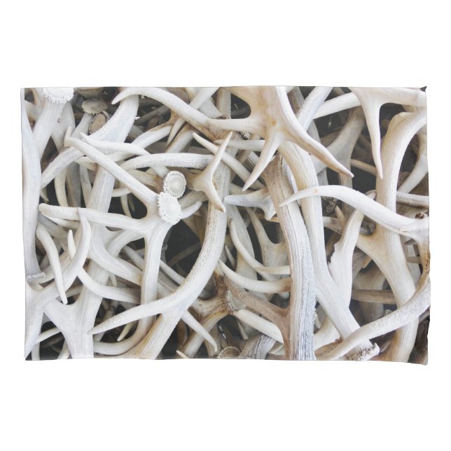 Cojín Funda de almohada Bright Elk Antlers (Anverso)