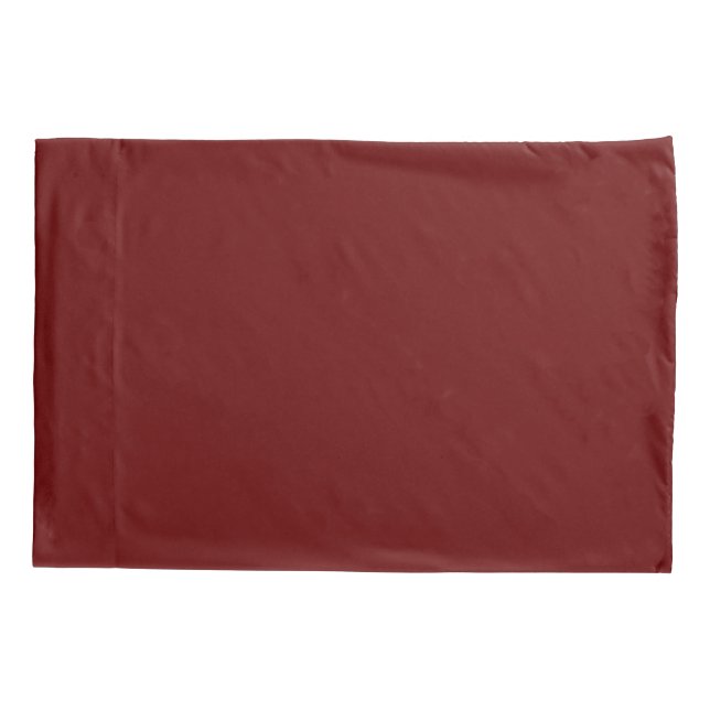 Cojín Funda de Almohada Burdeos  (Reverso)