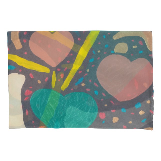 Cojín Funda de Almohada Celebra el Amor (Anverso)