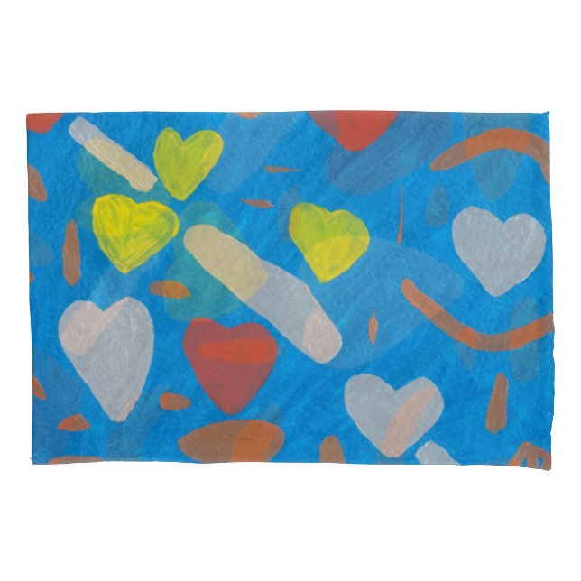 Cojín Funda de Almohada Cielo de Amor (Anverso)