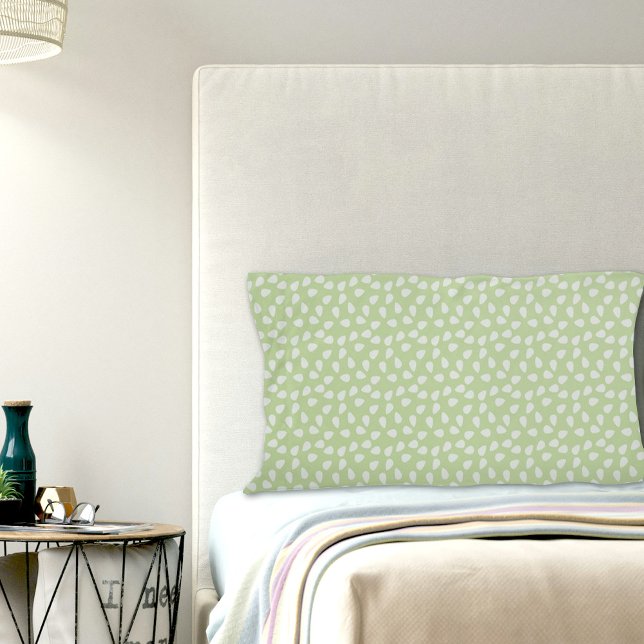 Cojín Funda de Almohada con Estampado de Hojas Verdes (Subido por el creador)