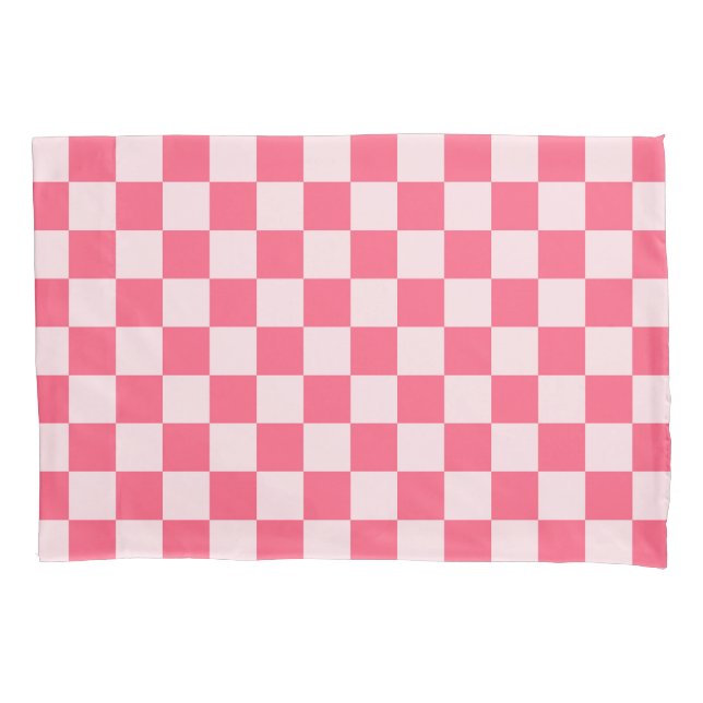 Cojín Funda de almohada con estampado de tablero de ajed (Anverso-izquierdo)
