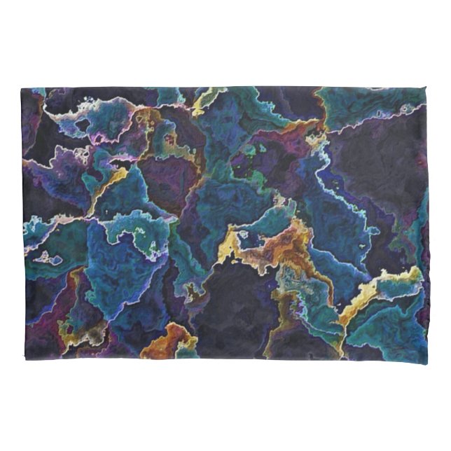 Cojín Funda de almohada con inclinación de aceite (Anverso)