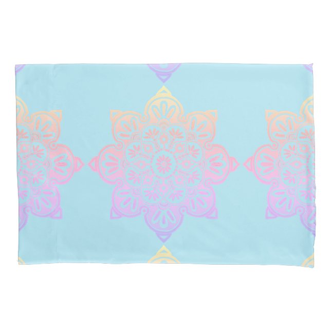 Cojín Funda de almohada con medallones Boho (Anverso)