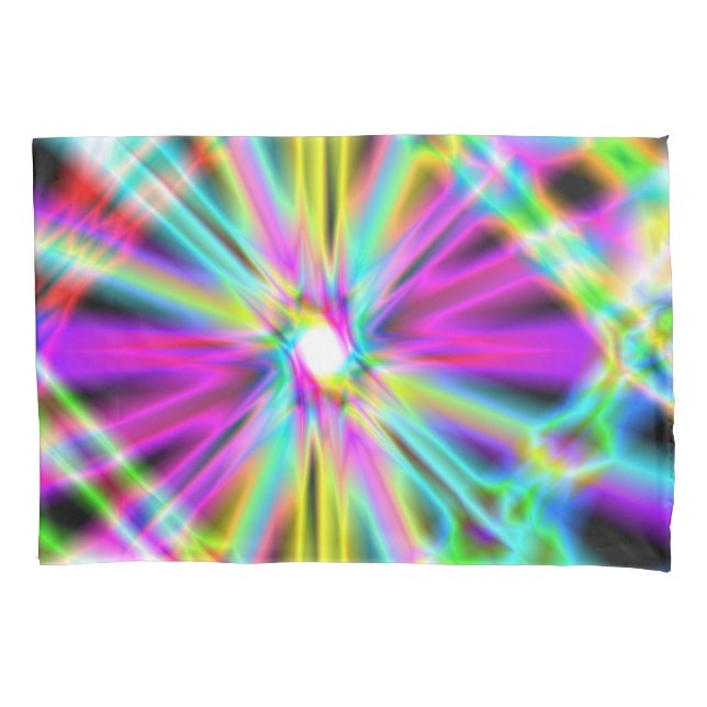 Cojín Funda de almohada cromado iridiscente 2 (Anverso)