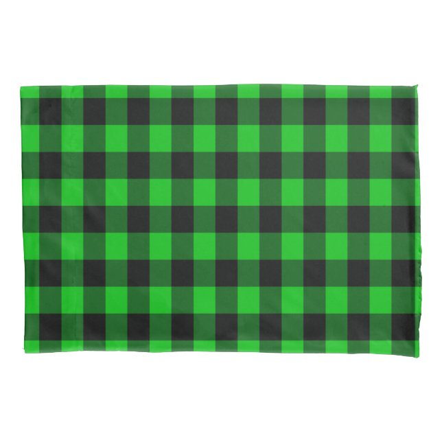Cojín Funda de Almohada Cuadro Verde (Anverso)