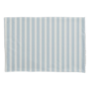 Cojín Funda de almohada de banda gris Duste Blue Dove