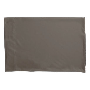 Cojín Funda de almohada de color topo