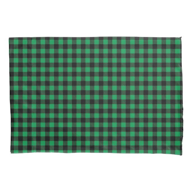 Cojín Funda de almohada de cuadros de Búfalo (Anverso)