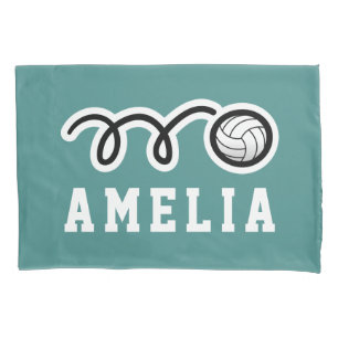 Cojín Funda de almohada de encargo del voleibol para el
