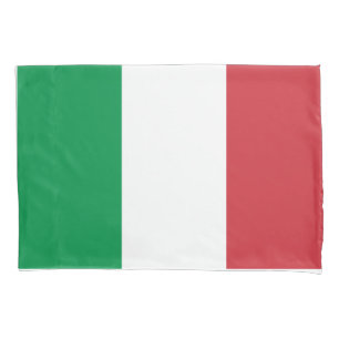 Cojín Funda de almohada de la bandera de Italia para los