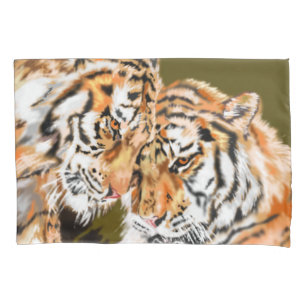 Cojín Funda de almohada de la familia Tigers