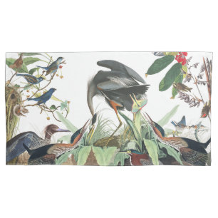 Cojín Funda de almohada de la fauna de Audubon de los