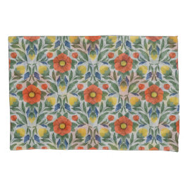 Cojín Funda de almohada de la hoja de patrimonio botánic