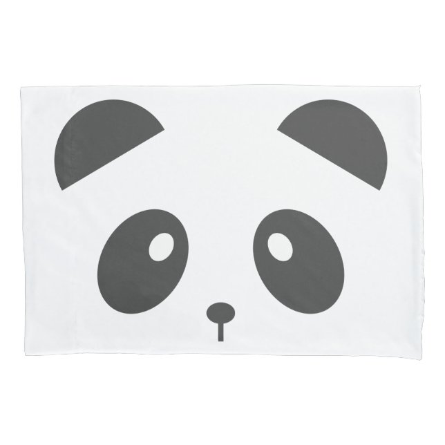 Cojín Funda de almohada de la panda (Anverso)