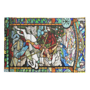 Cojín Funda de almohada de la ventana del dragón de