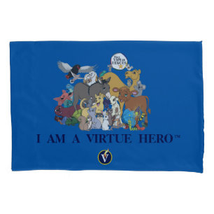 Cojín Funda de almohada de los caracteres de HÉROES de V