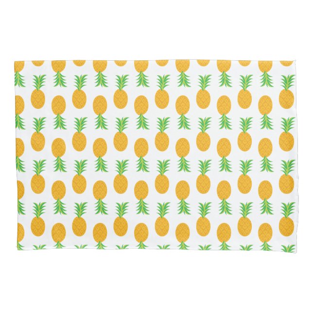 Cojín Funda de almohada de patrón de piña divertida (Anverso)