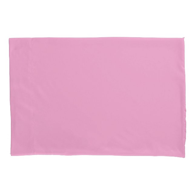 Cojín Funda de Almohada de Raya Combinada de Rosa Claro  (Anverso-izquierdo)