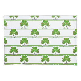 Cojín Funda de almohada de repetición Shamrock