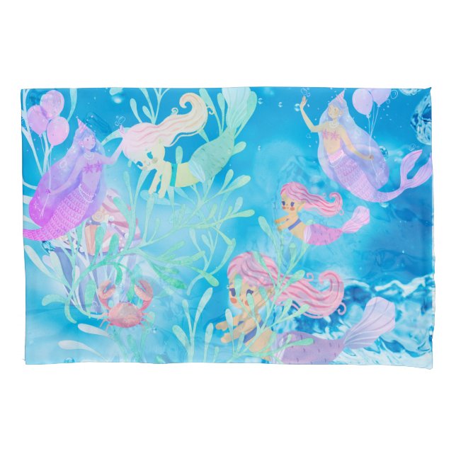 Cojín funda de almohada de sirena diferente (Anverso)