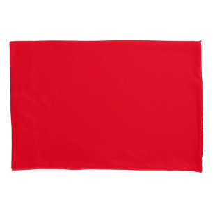 Cojín Funda de almohada de tamaño simple rojo
