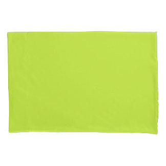 Cojín Funda de almohada de tamaño simple verde limón