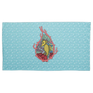 Cojín Funda de almohada de Tanga el Caballito de Mar