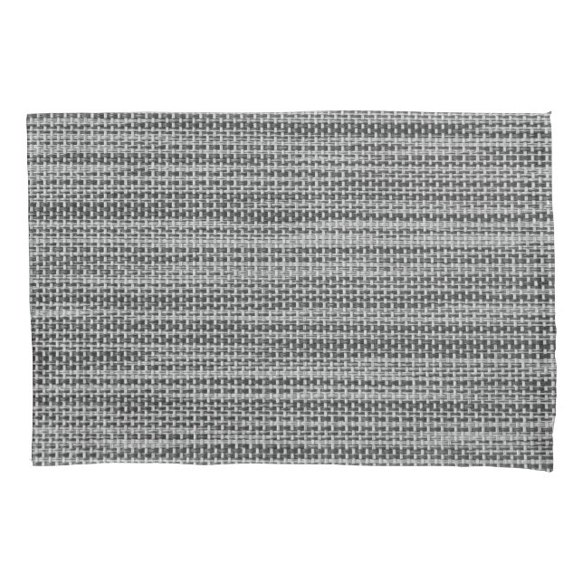 Cojín Funda de almohada de tela gris falsa (Anverso)