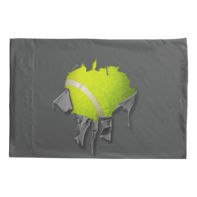 Cojín Funda de almohada de tenis rota (Reverso)