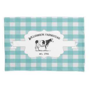 Cojín Funda de almohada de vaca de la granja de búfalo v