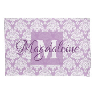 Cojín Funda de almohada del amortiguador de lavanda con 