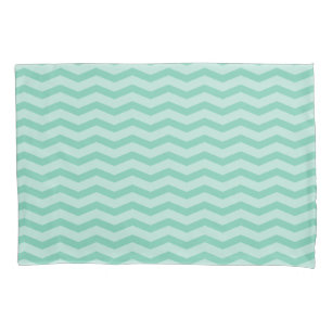 Cojín Funda de almohada del modelo de zigzag del galón