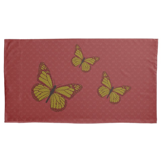 Cojín Funda de almohada del monarca chino (Anverso)