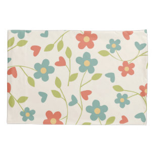 Cojín Funda de almohada del patrón de flores