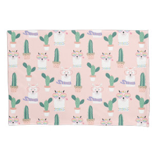 Cojín Funda de almohada del patrón de llamada