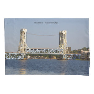 Cojín Funda de almohada del puente Houghton Hancock