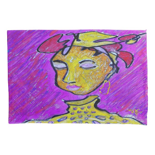 Cojín Funda de almohada del soñador del día (Anverso)